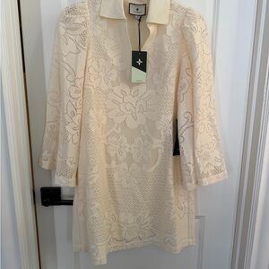 Tuckernuck Ivory Lace Courtney Dress